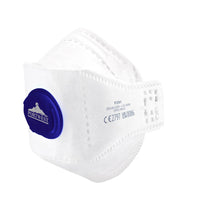 P291 EAGLE FFP2 Valved Dolomite Fold Respirator 10 Pack